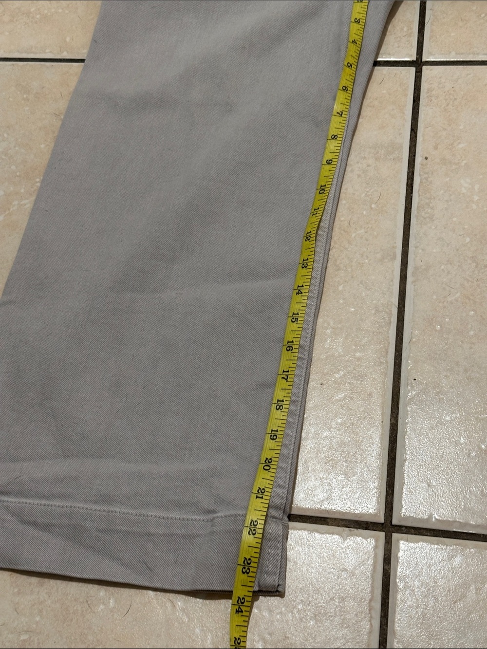 Anthropologie The Denim Colette Cropped Wide-Leg Jeans Size 28P - Picture 10 of 10